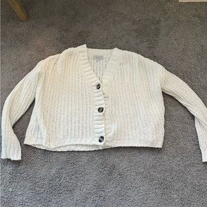 Women’s White Cozy Sweater